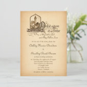 Fairytale medieval Castle, eenmaal op de bruiloft Kaart (Staand voorkant)