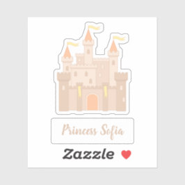 Fairytale Medieval Royal Princess Castle Sticker