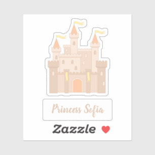 Fairytale Medieval Royal Princess Castle Sticker