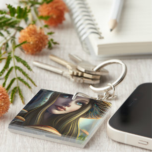 Fairytale paddenstoel sleutelhanger