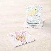 Fairytale Pink Castle Princess All Ages Birthday Kartonnen Onderzetters (Insitu)