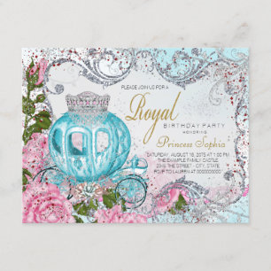 Fairytale Princess Birthday Party Kaart