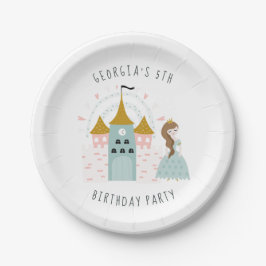 Fairytale Princess Birthday Party Paper Borden Papieren Bordje