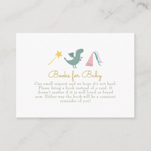 Fairytale Princess Books for Baby Enclosure Kaart (Voorkant)