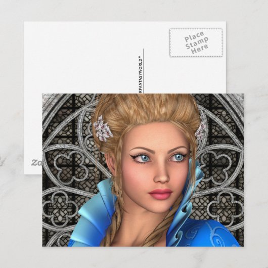 Fairytale Princess Briefkaart (Voorkant / Achterkant)