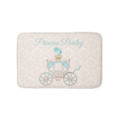 Fairytale Princess Carriage Blush Ivory Aqua Badmat (Voorkant)