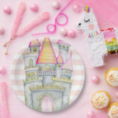 Fairytale Princess Castle Birthday Party Papieren Bordje (Feest)