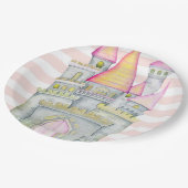 Fairytale Princess Castle Birthday Party Papieren Bordje (Gekanteld)