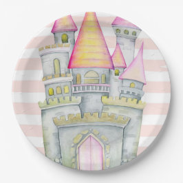 Fairytale Princess Castle Birthday Party Papieren Bordje