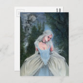 Fairytale Princess Castle slipper BRIEFKAART (Voorkant / Achterkant)