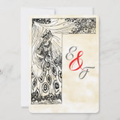 Fairytale Princess Evening Invitation Kaart (Achterkant)