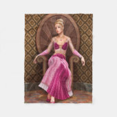Fairytale Princess Fleece Deken (Voorkant)