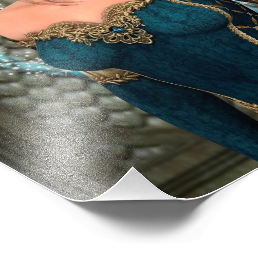 Fairytale Princess Foto Afdruk (Hoek)