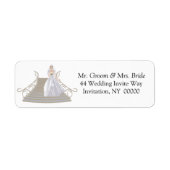 Fairytale Princess Invitation Return Address Label (Voorkant)