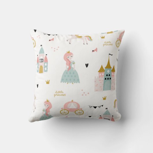 Fairytale Princess Persoonlijk Kussen (Achterkant)