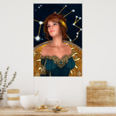 Fairytale Princess Poster (Keuken)