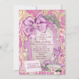 Fairytale Princess Sweet 16 Uitnodiging