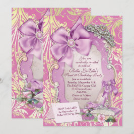 Fairytale Princess Sweet 16 Uitnodiging