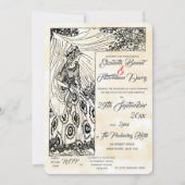 Fairytale Princess Wedding Invitation Kaart (Voorkant)