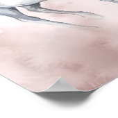 Fairytale prinses en Unicorn van Forest Castle Poster (Hoek)