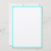 Fairytale rolbruiloft kaart (Achterkant)