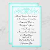 Fairytale rolbruiloft kaart (Voorkant / Achterkant)