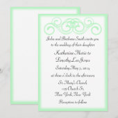 Fairytale rolbruiloft kaart (Voorkant / Achterkant)