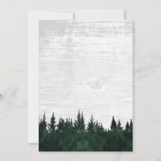 Fairytale Roos in de boskonijn en Thorn-Vrijgezell Kaart (Achterkant)