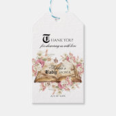 Fairytale Royal Baby Shower Cadeaulabel (Voorkant)