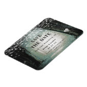 Fairytale sprookjesgroen bos bespaart de datum magneet (Linkerzijde)