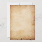 Fairytale Story Book Flower Baby Shower  Kaart (Achterkant)