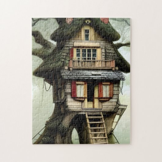 Fairytale Treehouse Legpuzzel (Verticaal)