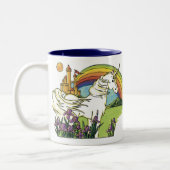 Fairytale Unicorn Tweekleurige Koffiemok (Links)