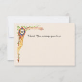 Fairytale Wedding Flat Dank je Bedankkaart (Voorkant)