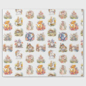 Fairytale wereld cadeaupapier (Vlak)
