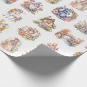 Fairytale wereld cadeaupapier (Hoek)