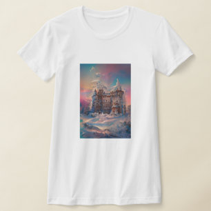 Fairytale wereld, Winter Castle, sneeuwkasteel, Gi T-shirt