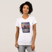 Fairytale wereld, Winter Castle, sneeuwkasteel, Gi T-shirt (Voorkant volledig)