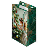 Fairytale Whimsical Angel Fairy Christmas Klein Cadeauzakje (Voorkant Gekanteld)