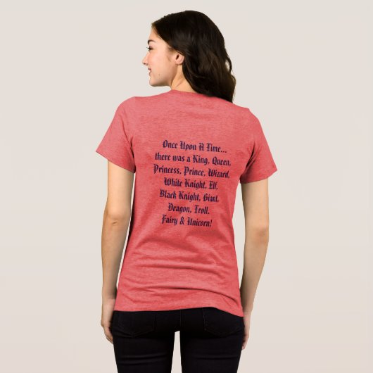 Fairytale Witch Mood Tri-Blend Shirt (Achterkant volledig)