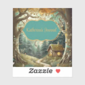 Fairytale Woodland Journal Bookplate Sticker (Vel)