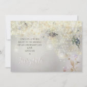 Fairytale Woodsy Farmhouse Mason Jar Wedding Kaart (Achterkant)