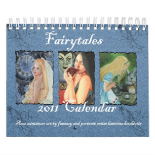 Fairytales 2011 ACEO Calendar KaterinaArt Kalender