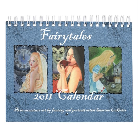 Fairytales 2011 ACEO Calendar KaterinaArt Kalender (Hoes)