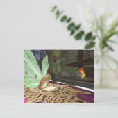 Fairytales lezen briefkaart (Staand voorkant)
