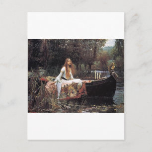 Fairytalesque. -"The Lady of Shalott" Briefkaart