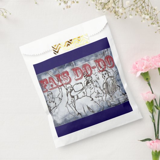 Fais Do-Do ontwerp Bedankzakje (Gezegeld)