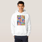 Faisalabad Pakistan City Map Hoodie (Voorkant volledig)