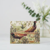 Faisans ordinaires van Maurice Pillard Verneuil Briefkaart (Staand voorkant)
