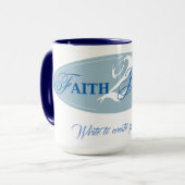 Faith 2 Journal Coffee Mok (Voorkant links)